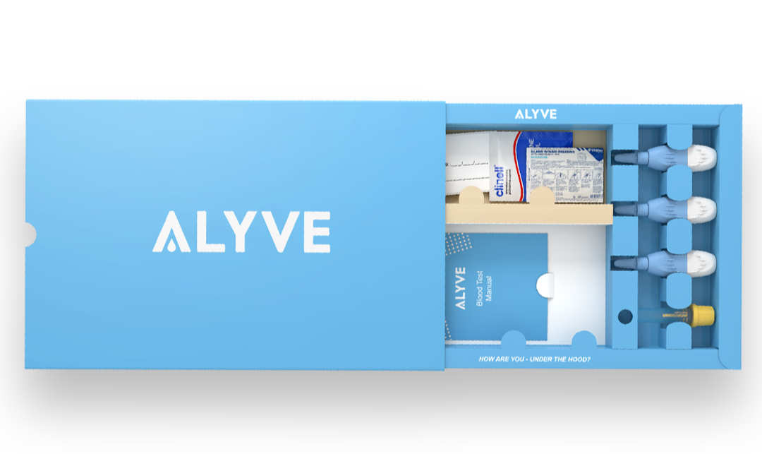 Blood test Kit open